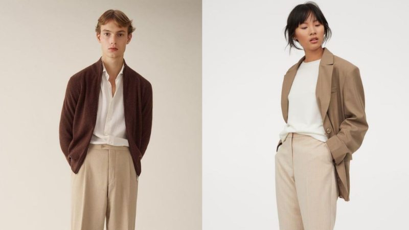 perpaduan warna khaki